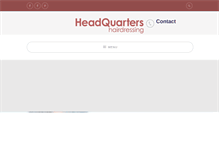 Tablet Screenshot of headquartershair.co.nz